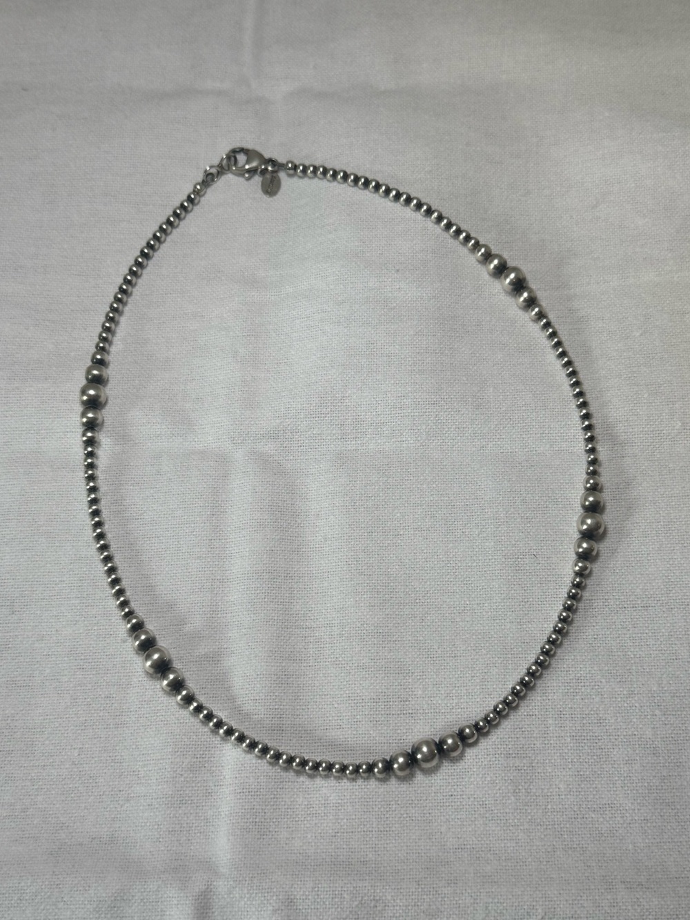 Authentic Navajo Pearl Necklace Graduated Beads
